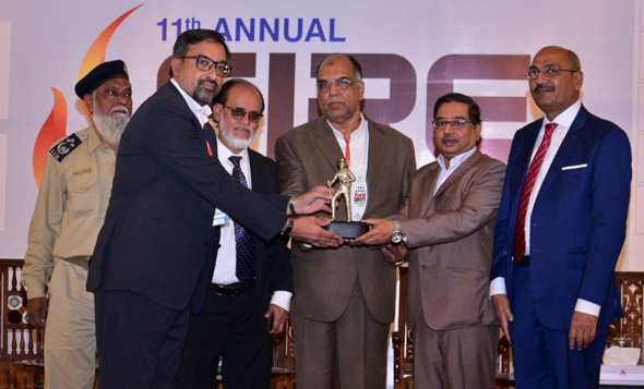 Received 11th Annual Fire & Safety Award from Fire Protection Association of Pakistan